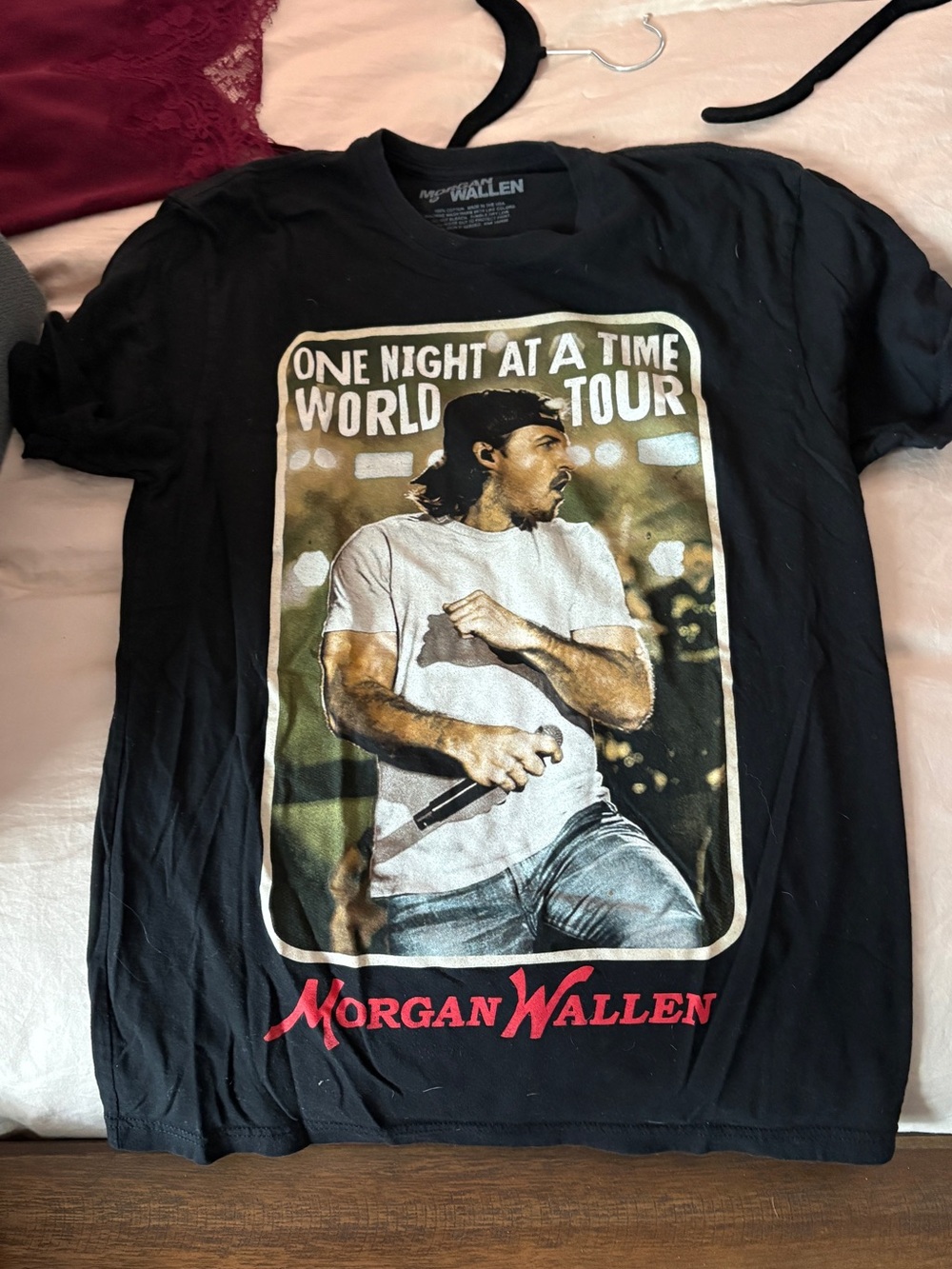 Morgan Wallen One Night At A Time Tour Black Graphic Tee